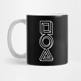 Impossible Objects Square Circle Triangle Mug